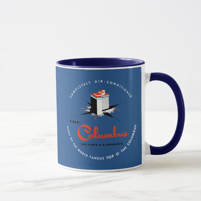Columbus Hotel Miami Florida Mug (Right)