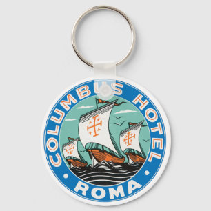 Columbus Hotel, Roma Key Ring