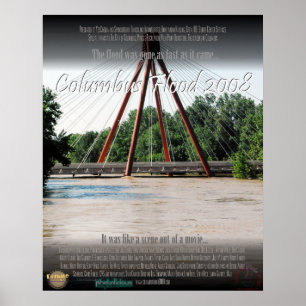 Columbus Indiana Flood of 2008 Poster