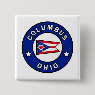 Columbus Ohio 15 Cm Square Badge