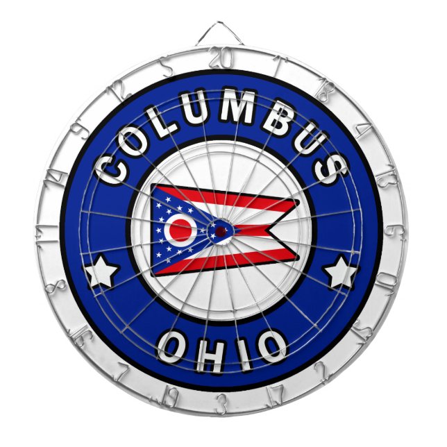 Columbus Ohio Dartboard (Front)
