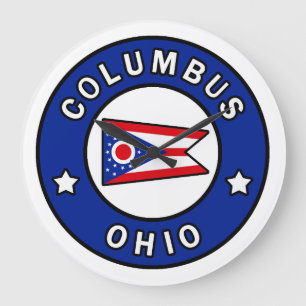 Columbus Ohio Large Clock