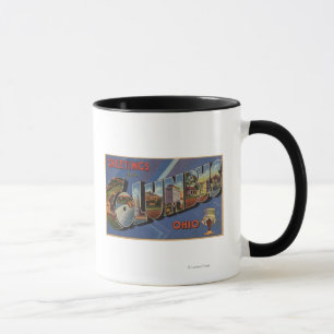 Columbus, Ohio - Large Letter Scenes Mug