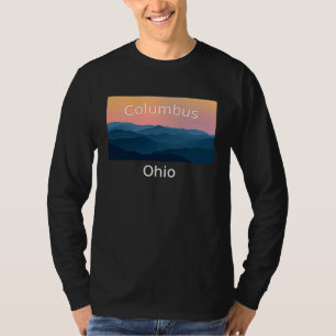 Columbus Ohio Mountain sunset hometown T-Shirt
