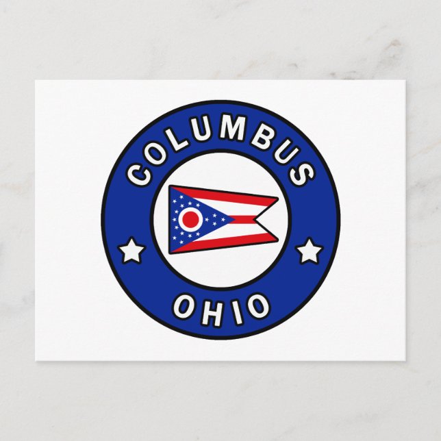 Columbus Ohio Postcard (Front)