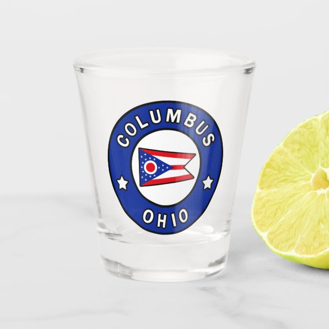 Columbus Ohio Shot Glass (Front)