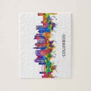 Columbus Ohio Skyline Jigsaw Puzzle