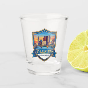 Columbus, Ohio Skyline Ohio Shot Glass