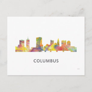 COLUMBUS, OHIO SKYLINE WB1 - POSTCARD