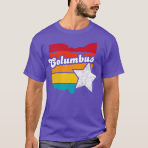 Columbus Ohio Vintage Distressed Souvenir 2 T-Shirt