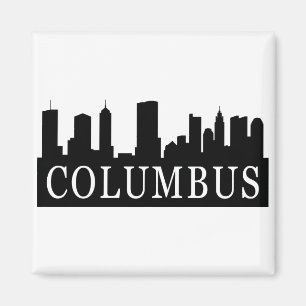 Columbus Skyline Magnet