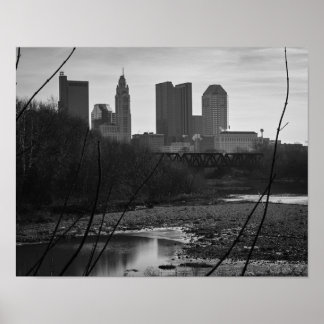 Columbus Skyline Poster