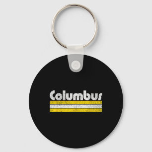Columbus Soccer Vintage City Key Ring