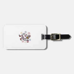 Columbus Soccer Vintage Engraving Shirt Design_1 Luggage Tag