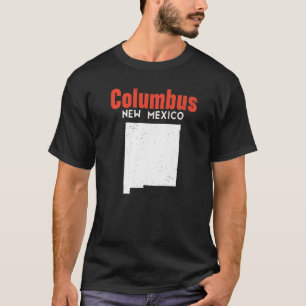 Columbus Usa State America Travel New Mexican New T-Shirt