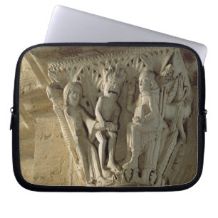 Column Capital, depicting St Benedict performing a Laptop Sleeve