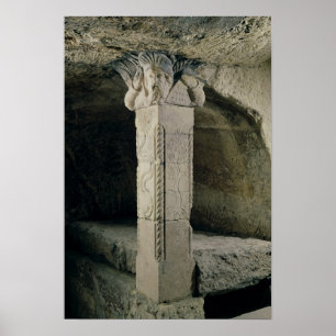 Column from the crypt, with the head of Moses Poster