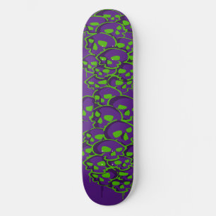 Column Of Skulls Graffiti Skateboard