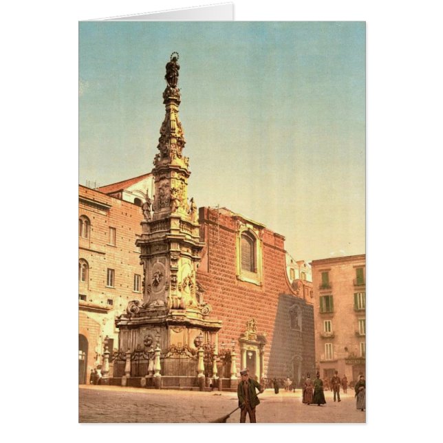 Column of the Virgin, Piazza Trinit&agrave Maggior (Front)