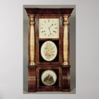 Columned clock, c.1855