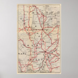 Colusa, Yolo, Napa, Butte, Yuba, Sutter, Solano Poster