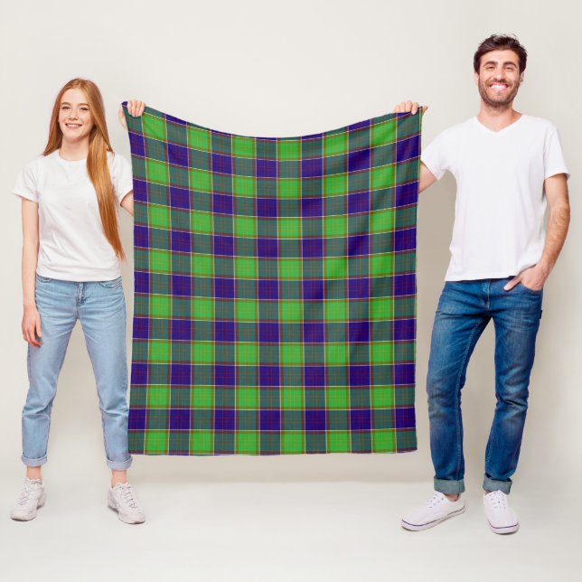 Colville Plaid Fleece Blanket (In Situ)