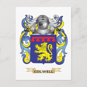 Colwell Coat of Arms Postcard