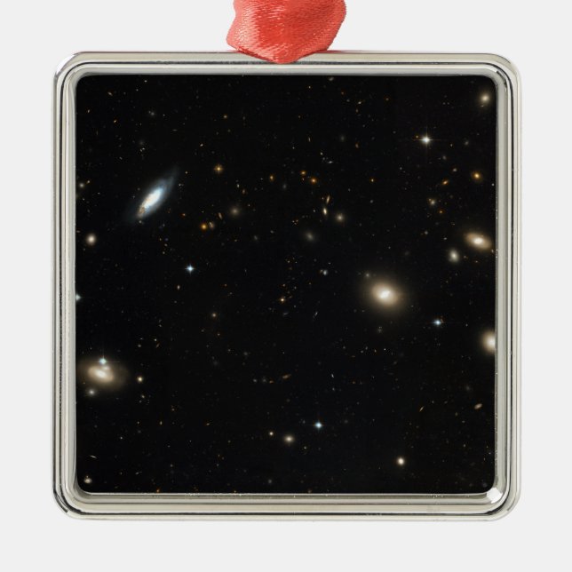 Coma Cluster of galaxies Metal Tree Decoration (Front)