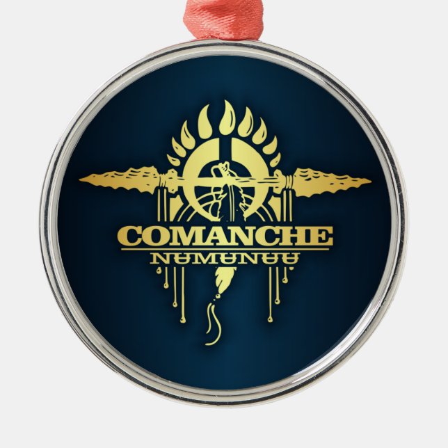 Comanche 2 metal tree decoration (Front)