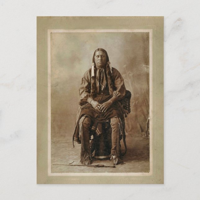 Comanche Medicine Man 1898 Postcard (Front)