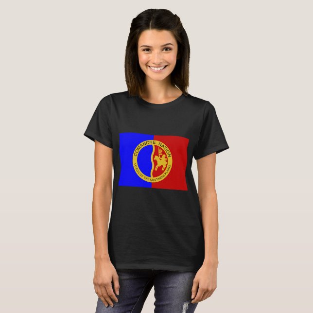 Comanche Nation Flag T-Shirt (Front Full)