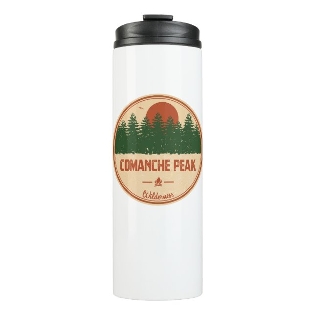 Comanche Peak Wilderness Colorado Thermal Tumbler (Front)