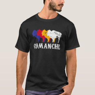 Comanche People Native American Indian Medicine Wh T-Shirt