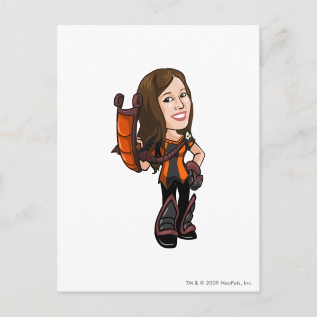 Comastar Haunted Woods Staff Player Postcard (Front)