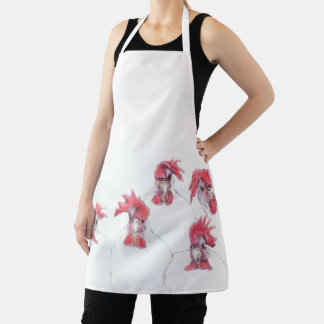 Comb Over For Chicken Dinner Apron