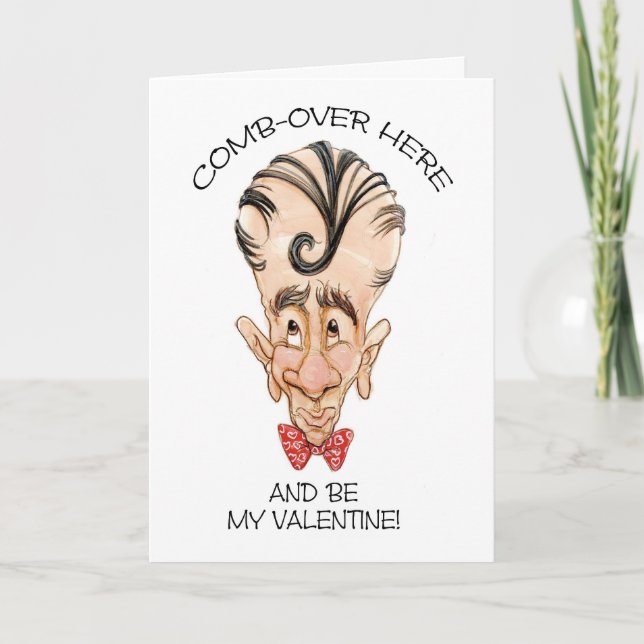 Comb-Over Holiday Card (Front)