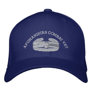 Combat Action Badge & Afghan Campaign Ribbon Hat