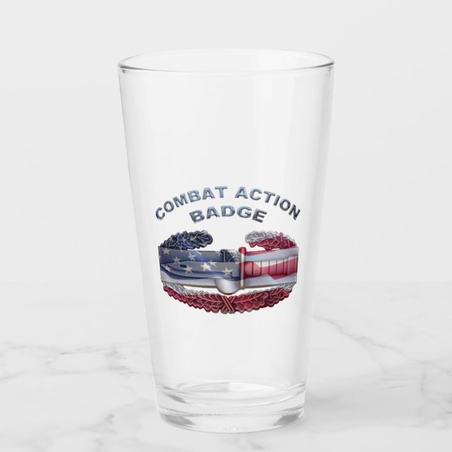 Combat Action Badge Glass (Front)
