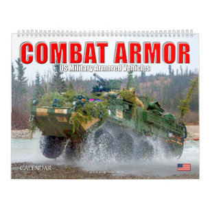 COMBAT ARMOR - US Military Armoured Vehicles Calendar