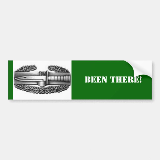 combat badge, BEEN THERE! Bumper Sticker (Front)