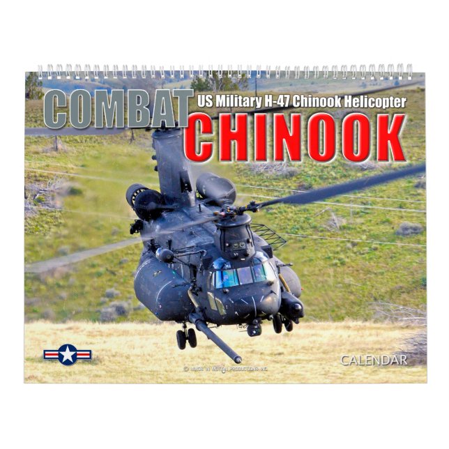 COMBAT CHINOOK - CH-47 Chinook Calendar (Cover)