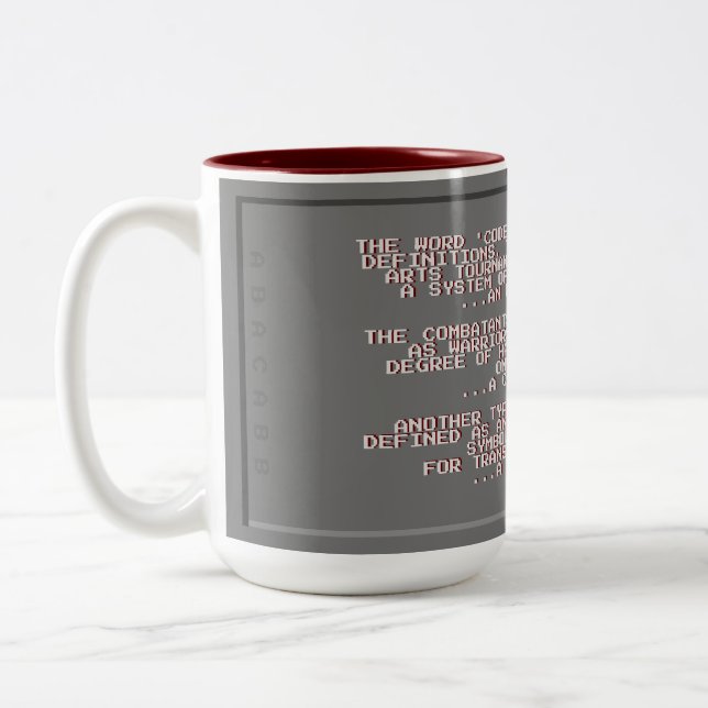 Combat Code Cup (Left)