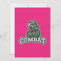 Combat Esports Emblem | Digital Warrior Logo