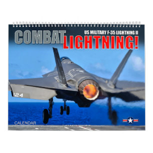 COMBAT LIGHTNING! - US Military F-35 Lightning II Calendar