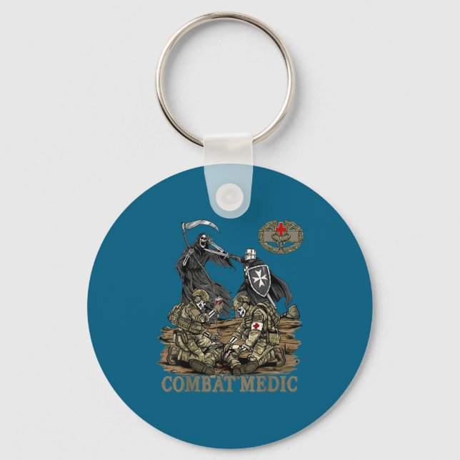 Combat Medic 68w Veteran Doc Key Ring (Front)