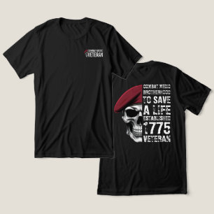 Combat Medic Brotherhood Veteran Tri-Blend Shirt