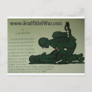 Combat Medic Prayer Postcard