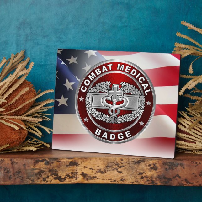 Combat Medical Badge  Plaque (Side)