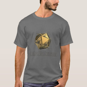 Combat Rules Exploding D20 Logo T-Shirt