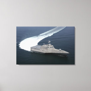 Combat ship Independence in the Gulf of Mexico Canvas Print